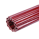 Rulou fibra de sticla ondulat, rosu bordo, 2 x 30 m