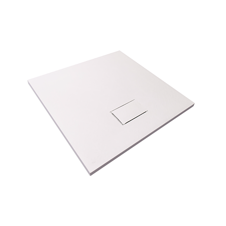 Cadita de dus Sanotechnik 9090W, alba, patrata, decupabila, 90 x 90 x 2.6 cm