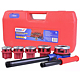 Set clupa filetat manuala Dedra 07A78, otel, 3/8", 1/2", 3/4", 1", 1 1/4"