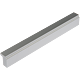 Maner AA608 128 mm, aluminiu mat