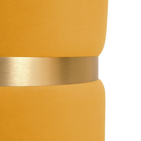 Taburet Ring, inel auriu, stofa galbena H66, rotund, 38 x 38 x 40 cm Taburet Ring, inel auriu, stofa galbena H66, rotund, 38 x 38 x 40 cm