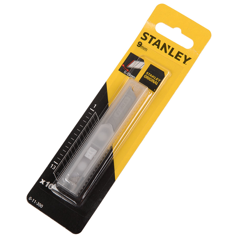 Lame cutter Stanley, 9 mm, set 10 bucati