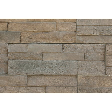 Piatra decorativa Modulo Fresco Cinnamon, exterior/interior, montaj fara rost tip puzzle, nuante de maro sorcat, 35 x 11 x 1-3 cm