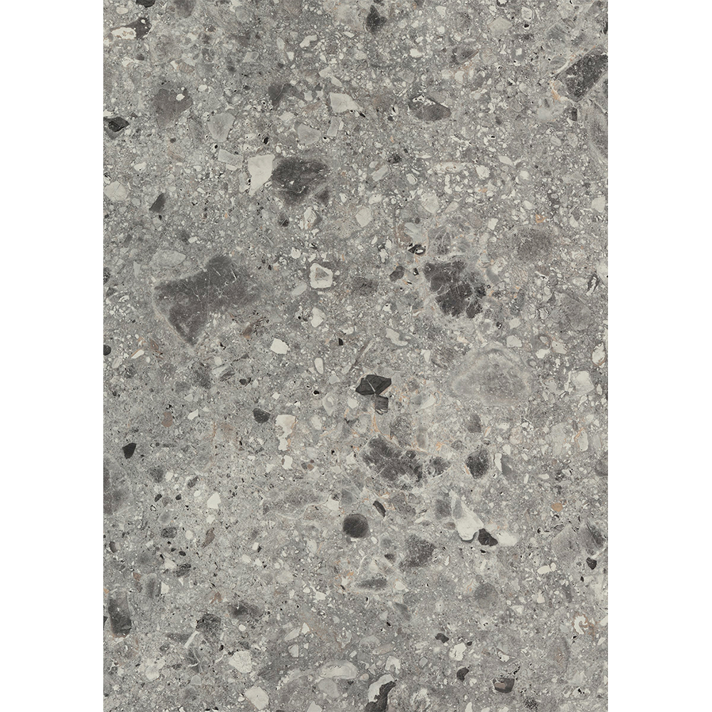 Blat bucatarie Egger F021 ST75, mat, Terrazzo Triestino gri, 4100 x 600 x 38 mm 4100