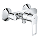 Baterie dus Grohe Start Loop, monocomanda, alama, argintiu, cartus ceramic 35 mm