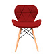 Scaun bucatarie / living Eliza, tapitat, catifea, cadru de lemn, rosu, max. 110 Kg., 73 x 47 cm Scaun bucatarie / living Eliza, tapitat, catifea, cadru de lemn, rosu, max. 110 Kg., 73 x 47 cm