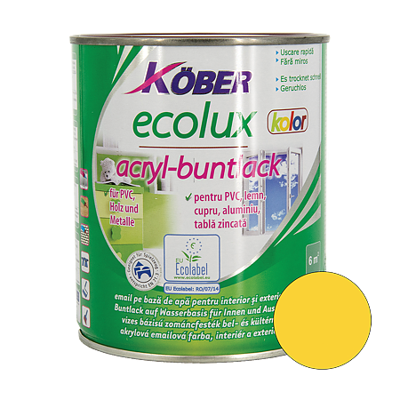 Email Ecolux Kolor galben 0,75 L