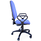 Scaun birou ergonomic Confort LX, cu brate, reglabil, stofa A20, albastru-negru