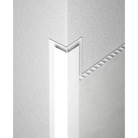 Profil PVC de colt pentru lambriu, alb, 2.7 m Profil PVC de colt pentru lambriu, alb, 2.7 m