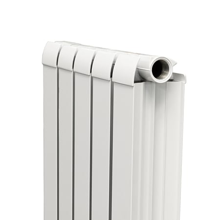 Calorifer aluminiu Bianchi 1600, 5 elementi, 279 W, alb, 410 x 1641 mm