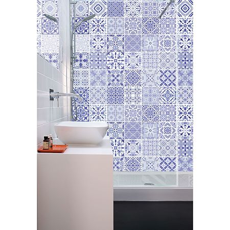 Folie autocolanta imprimeu 15-6650, model mozaic, 0.45 x 15 m