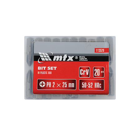 Set biti MTX, PH2, 20 buc, 25 mm