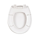 Capac WC Wirquin Expert, polipropilena, alb, 39.3 x 46 cm