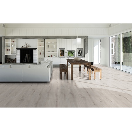 Pardoseala impermeabila 8 mm Kronospan O.R.C.A. Organic Classic Misty Plains Oak K231, clasa de trafic comercial intens 33, 1click 2go pure +, 1288 x 195 mm