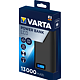Baterie externa Varta LCD Power Bank 13000mAh, display LCD, port USB 2.4A si USB 1A, 297 g, Li-Ion, 80 x 141 x 22 mm
