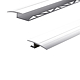 Profil de dilatație tip Z, aluminiu, argintiu, 100 cm Profil de dilatație tip Z, aluminiu, argintiu, 100 cm