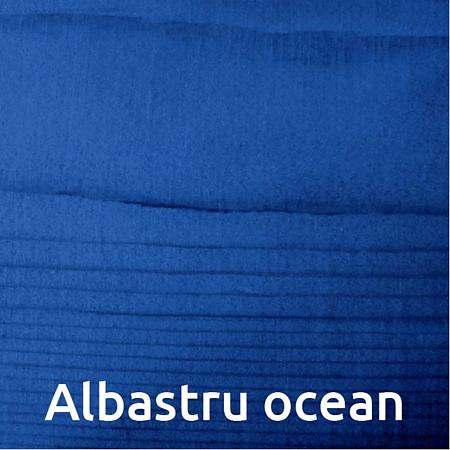 Lazura pentru lemn Spor Villa Aqua Ultra, pe baza de apa, albastru ocean, interior/exterior,  2.5 l