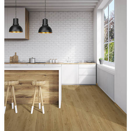 Parchet laminat 8 mm Berry Alloc Smartline Lotus Oak B7007, nuanta medie, Hydro+, clasa de trafic 32, PentaLoc, 1288 x 190 mm
