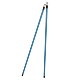 Coada pentru mop sau matura, Plastina, metal, albastru, 110 cm