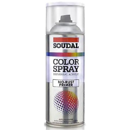 Vopsea spray grund gri Soudal, interior/exterior, 400 ml