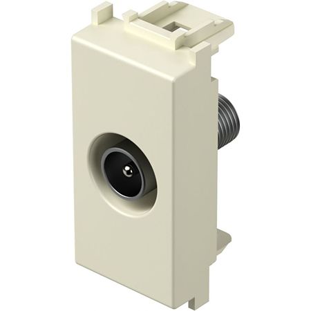 Modul priza TV simpla TEM, 1M, bej, 220-240V AC Modul priza TV simpla TEM, 1M, bej, 220-240V AC