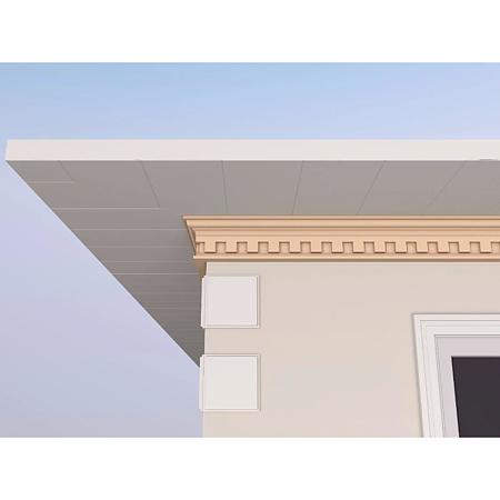 Cornisa decorativa fatada FP424, polistiren EPS100+mortar, 200 x 105 x 2000 mm