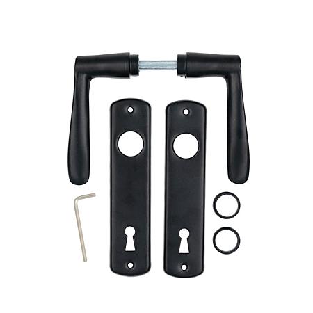 Maner tip sild pentru cheie, aluminiu, negru, 72 mm