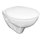 Pachet toaleta Roca-Fayans, rezervor ingropat, WC suspendat, ceramica, alb