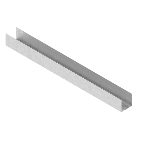 Profil UD pentru gips-carton, Nida-Metal, 30 x 3000 x 0.6