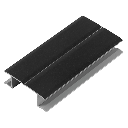 Accesoriu Multicorner, pentru cuplare plinta PVC cu folie din aluminiu, negru, H 150 mm