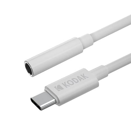 Cablu adaptor audio, mufa USB C la mini Jack 3.5 mm, 11 cm