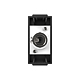 Modul priza TV 1M Livolo VL-FCTV-1BP, policarbonat, negru