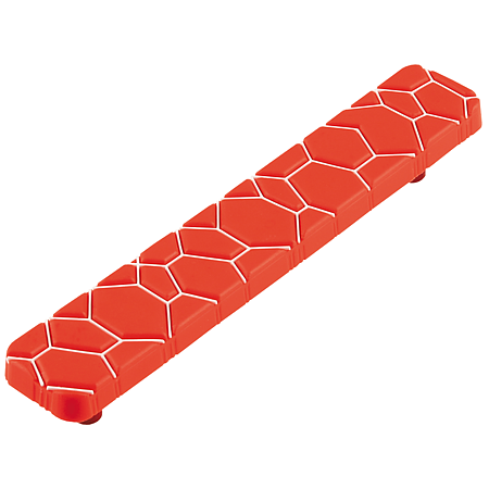 Maner puzzle 8804, silicon, rosu/alb, 64 mm