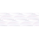 Faianta baie rectificata glazurata Bowl Purple LT, alb, lucios, model, 75 x 25 cm