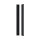 Panou decorativ Linea Acustic, 6 lamele, MDF, bleumarin/negru, interior, 265 x 24.5 x 2.2 cm