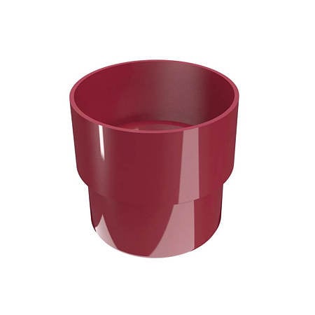 Mufa burlan, PVC, Regenau, rosu RAL 3011, diam. 100 mm
