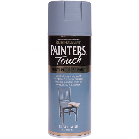 Vopsea spray decorativa Rust-Oleum Painter`s Touchs, albastru ardezie, lucios, interior/exterior, 400 ml