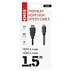 Cablu HDMI/Ethernet 2.0 de mare viteza Emos, A/M la A/M, 1.5 m