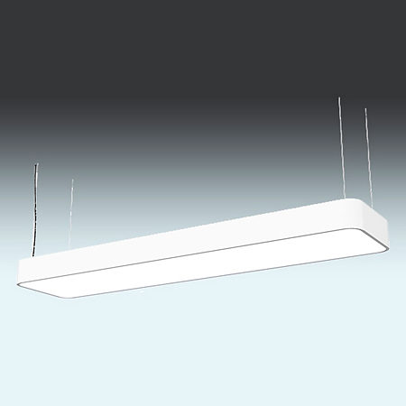 Lampa LED de birou Fucida FD-48W/200A/840L/WH, 48 W, alb, 1200 x 200 x 55 mm