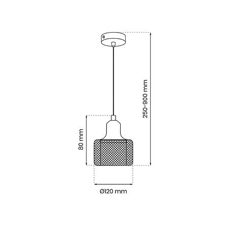 Suspensie Lumi, 1xG9, 8 W, metal/acril, transparent/auriu Suspensie Lumi, 1xG9, 8 W, metal/acril, transparent/auriu