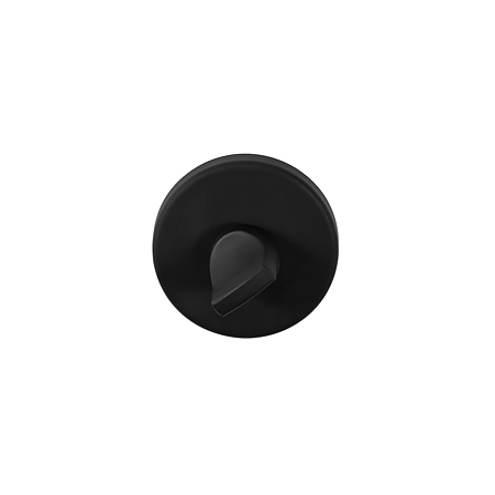 Maner usa WC Gato Clara cu rozeta, 50 mm, aluminiu, negru