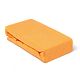 Husa saltea Jersey orange, cu elastic, bumbac 100%, 180 x 200 cm