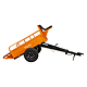 Remorca motocultor Detoolz DZ-M149, otel, 600 kg