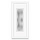 Usa PVC pentru intrare KT53, alb, 98 x 200 cm, 5 camere, dreapta