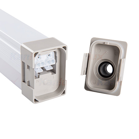 Corp de iluminat liniar LED Kanlux, IP65, interior/exterior, alb, 40 W, 1235 mm