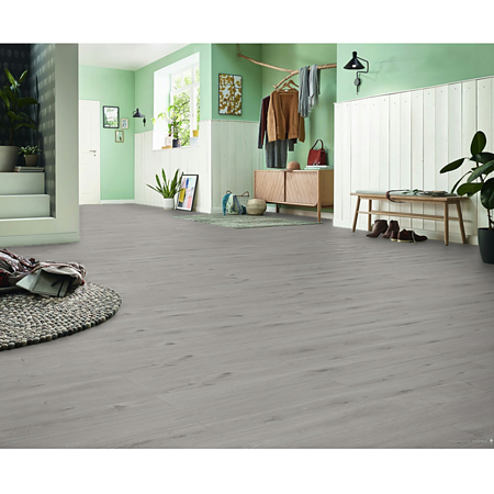 Parchet laminat 10 mm Kronotex Amazone Prestige Oak White D3239, nuanta deschis, stejar alb, clasa de trafic 33, click Aqua Pearl, 1380 x 157 mm