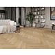 Pardoseala SPC 4,5 mm Afirmax Legnar Herringbone stejar Arvada, impermeabila, nuanta medie, clasa de trafic 33, sistem imbinare clic 5Gi, montaj herringbone placi A si B, 592 x 148 mm