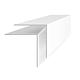 Profil PVC de colt pentru lambriu, alb, 2.7 m Profil PVC de colt pentru lambriu, alb, 2.7 m