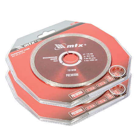Disc diamantat pentru taiere umeda MTX PREMIUM, 115 x 22,2 mm