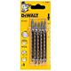 Set 5 lame HCS, pentru fierastrau pendular pentru lemn, 100 mm